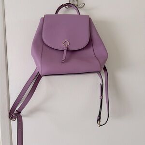 Kate spade backpack purse purple